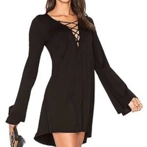 Jimi Lace Up Dress | Michael Lauren